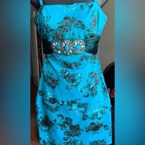 Marciano turquoise, mini dress size 4
